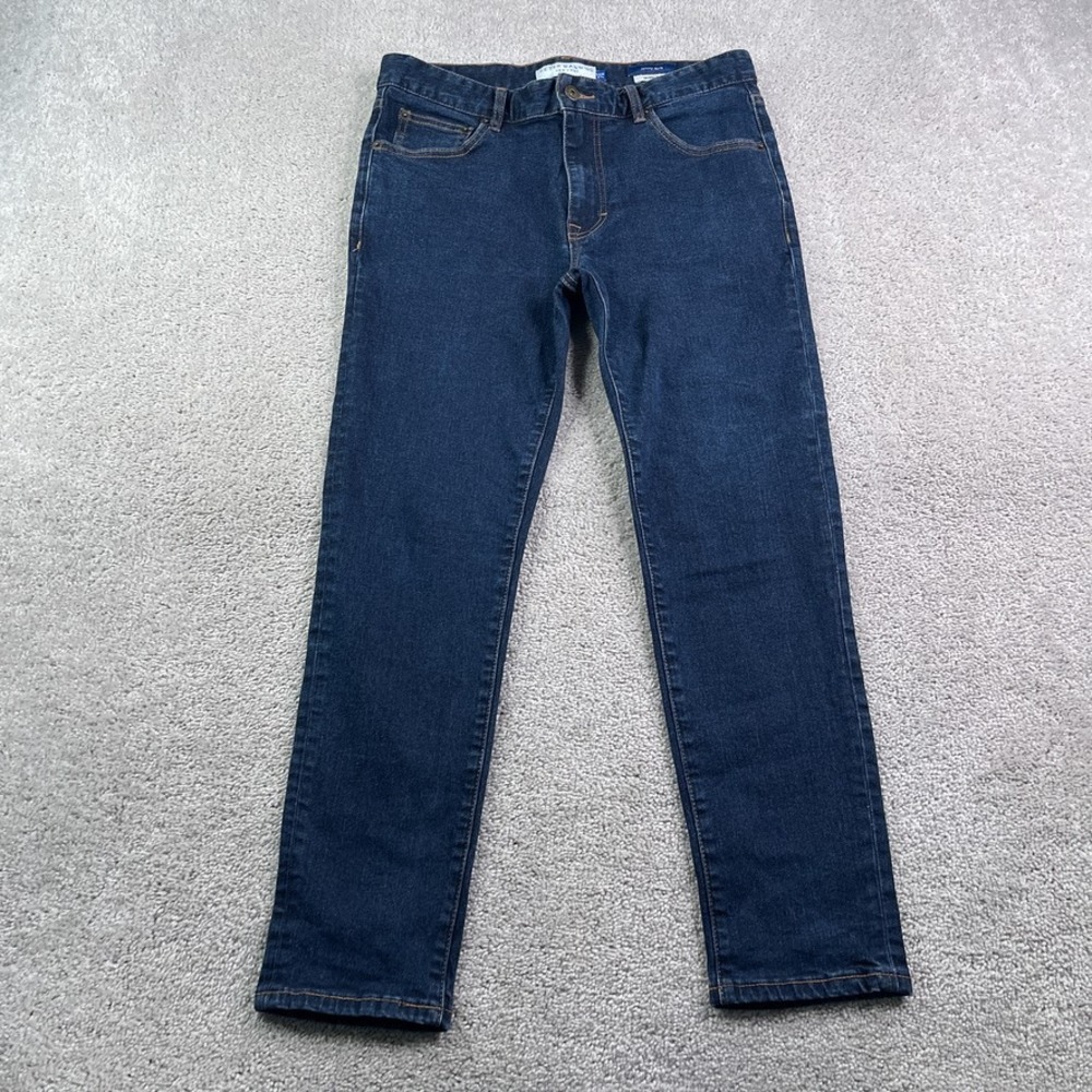 Peter Manning Jeans Mens 32x27 Blue Johnny Skinny Fit Stretch Denim PMNYC